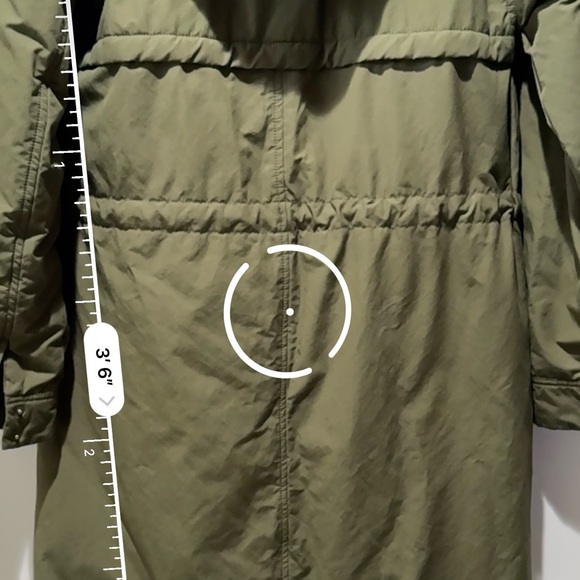 Old Navy Olive Green puffer jacket coat - Size Small - Picture 5 of 5